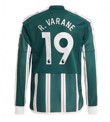 Maillot de foot Manchester United Raphael Varane #19 Extérieur 2023-24 Manche Longue